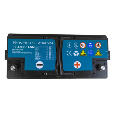Автомобільний акумулятор KRAISSMANN 105 AB 950 AGM