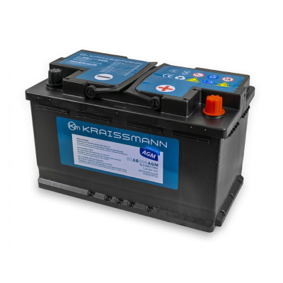 Автомобільний акумулятор KRAISSMANN 80 AB 800 AGM Автомобільний акумулятор KRAISSMANN 80 AB 800 AGM