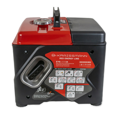 Інверторний бензиновий генератор KRAISSMANN EYG1200iA (1.2 кВт)