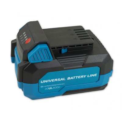 Акумуляторний шурупокрут KRAISSMANN 101 E-ABS 20UL (акум. 4000 мАг та ЗП)