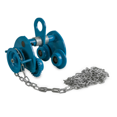 Ролерна теліжка з ручним ланцюговим приводом KRAISSMANN GCL 0.5 t (500 кг)