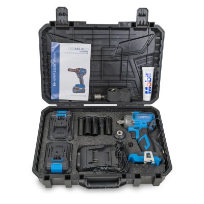 Гайковерт ударний KRAISSMANN 1103 ASS-BL 20/2 MP (в кейсі, 650 Нм)