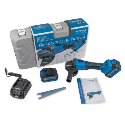 Акумуляторна болгарка KRAISSMANN 1253 AWS-BL 20/2 (в кейсі) Акумуляторна болгарка KRAISSMANN 1253 AWS-BL 20/2 (в кейсі)