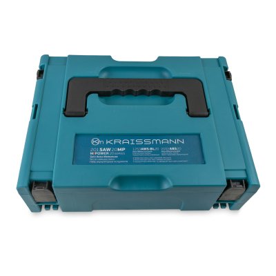 Комплект з болгарки та шурупокрута KRAISSMANN 201 SAW 20MP (у кейсі, два аккум. 4000 мАг)