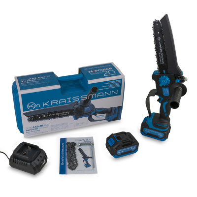 Акумуляторна ланцюгова міні-пила KRAISSMANN 2033 AKS-BL 20/2 (в кейсі) Акумуляторна ланцюгова міні-пила KRAISSMANN 2033 AKS-BL 20/2 (в кейсі)