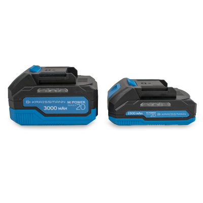 Комплект акумуляторного інструменту KRAISSMANN 302 SAG 20 MP (секатор (різ 40 мм), міні-пила, подовжувач (2 м), 2 акум., зарядний пристрій)