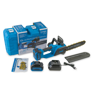 Акумуляторна ланцюгова пила KRAISSMANN 3054 AKS-BL 20/2 (в кейсі)