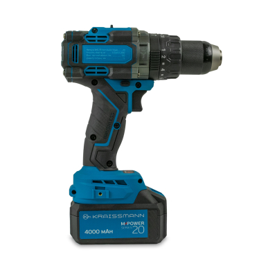Шурупокрут акумуляторний KRAISSMANN 4135 E-ABS-BL 20/2 (M-POWER series 20) Шурупокрут акумуляторний KRAISSMANN 4135 E-ABS-BL 20/2 (M-POWER series 20)