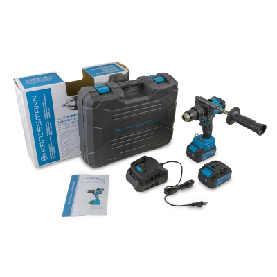 Шурупокрут акумуляторний KRAISSMANN 4135 E-ABS-BL 20/2 (M-POWER series 20) Шурупокрут акумуляторний KRAISSMANN 4135 E-ABS-BL 20/2 (M-POWER series 20)