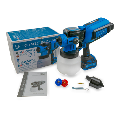 Акумуляторний фарбопульт KRAISSMANN 503 ASP 20 MP (акумулятор 4000 мАч та ЗП)