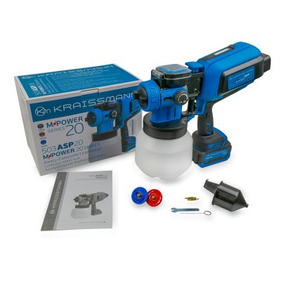 Акумуляторний фарбопульт KRAISSMANN 503 ASP 20 MP (акумулятор 2000 мАч та ЗП)