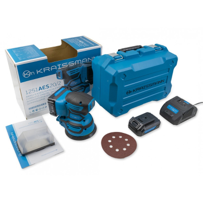 Акумуляторна орбітальна шліфмашина KRAISSMANN 1251 AES 20/2