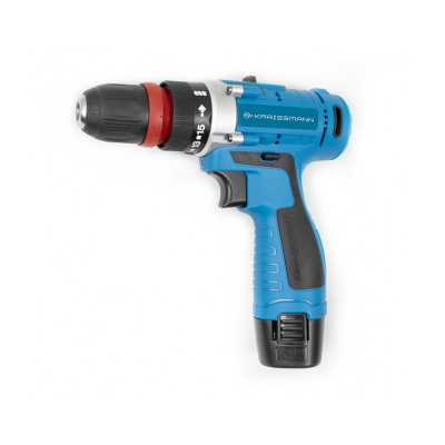 Шуруповерт акумуляторний KRAISSMANN 1500 S-ABS 12/2 Li