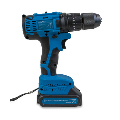 Шурупокрут акумуляторний KRAISSMANN 2133 E-ABS 20/2 (M-POWER series 20)