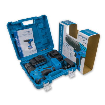 Шурупокрут акумуляторний KRAISSMANN 2133 E-ABS 20/2 (M-POWER series 20)