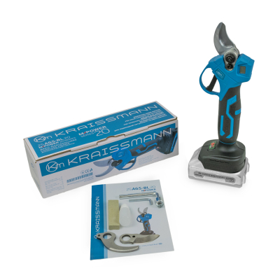 Акумуляторний секатор KRAISSMANN 25 AGS-BL 20 (без акумулятора та ЗП) Акумуляторний секатор KRAISSMANN 25 AGS-BL 20 (без акумулятора та ЗП)