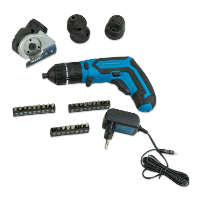 Викрутка акумуляторна KRAISSMANN 1501 AS 4 DS (з набором насадок)