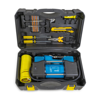 Компресор автомобільний з набором інструментів KRAISSMANN 123 MLK 12VС