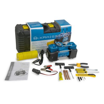 Компресор автомобільний з набором інструментів KRAISSMANN 123 MLK 12VС Компресор автомобільний з набором інструментів KRAISSMANN 123 MLK 12VС