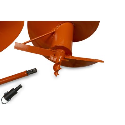 Мотобур двойной (бензобур) VORSKLA ПМЗ 173/600 (шліцевий вал; шнеки 400 та 500 мм, подовжувач 700 м та перехідник на звичайний шнек)