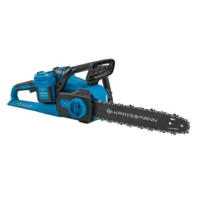 Акумуляторна ланцюгова пила KRAISSMANN 3502 AKS-BL 20UL (два акум. 4000 мАг та подвійний ЗП)