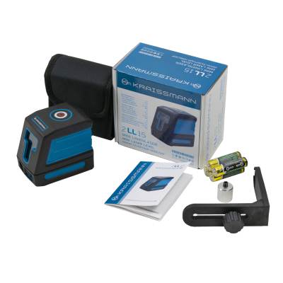 Лазерний рівень (нівелір) KRAISSMANN 2 LL 15 (червоний промінь)