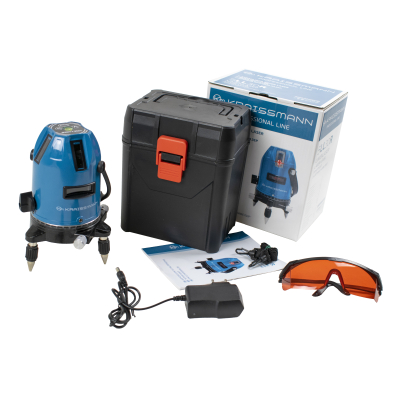 Лазерний рівень (нівелір) KRAISSMANN 5 LL 30R (червоний промінь)