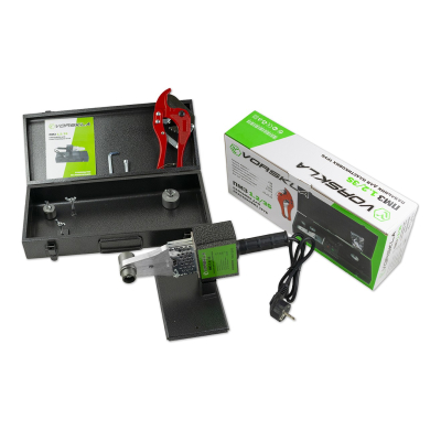 Паяльник для пластикових труб VORSKLA ПМЗ 1,2/3S (з відрізними ножицями)