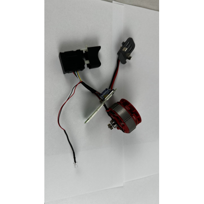 Мотор у комплекті з платою та вимикачем на акумуляторний шурупокрут KRAISSMANN 103 ABS-BL 16.8/45 Nm Мотор у комплекті з платою та вимикачем на акумуляторний шурупокрут KRAISSMANN 103 ABS-BL 16.8/45 Nm