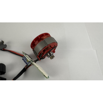 Мотор у комплекті з платою та вимикачем на акумуляторний шурупокрут KRAISSMANN 103 ABS-BL 16.8/45 Nm