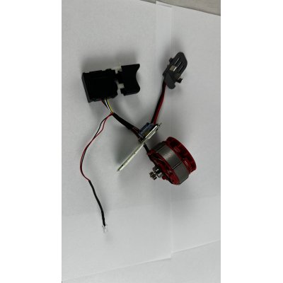 Мотор у комплекті з платою та вимикачем на акумуляторний шурупокрут KRAISSMANN 103 ABS-BL 16.8/45 Nm