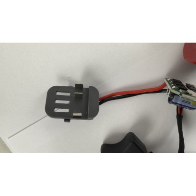 Мотор у комплекті з платою та вимикачем на акумуляторний шурупокрут KRAISSMANN 103 ABS-BL 16.8/45 Nm